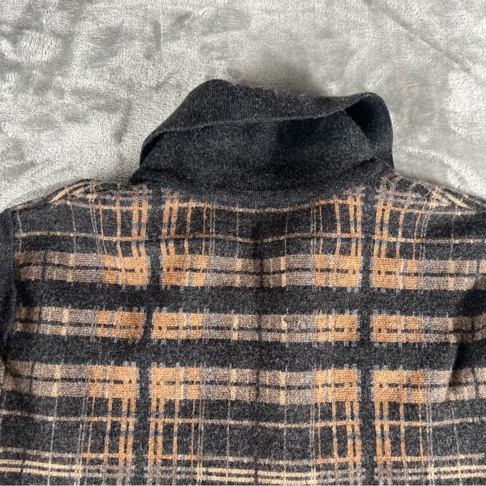Pendleton Women's Sz L Merino Wool Button Up Cardigan Sweater Pocket Pea Coat - Picture 9 of 16